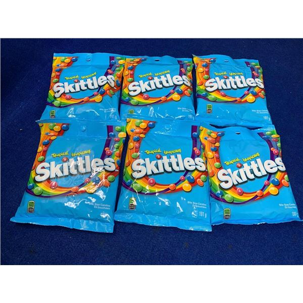 Tropical Skittles Candy (6 x 191g)