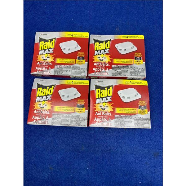 Raid Max Ant Baits (4 x 4)