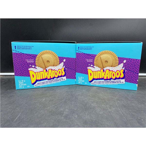 Dunkaroos Vanilla Cookies with Rainbow Sprinkles Frosting (2- 6 x 42g)