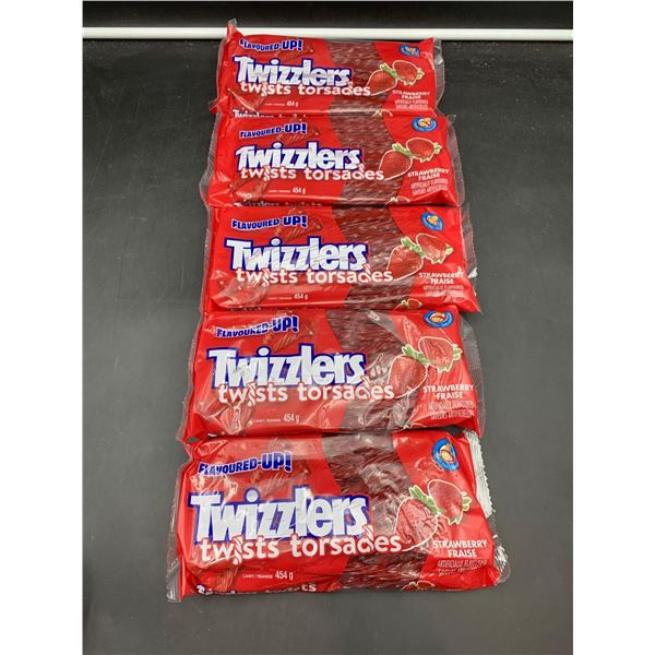 Twizzlers Twists-Strawberry Licorice (5 x 454g)