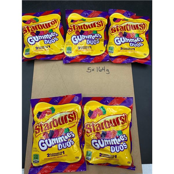 Starburst Gummies Duos Candy (5 x 164g)