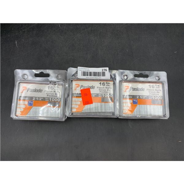 Paslode Finish Nails (3 x 1000)