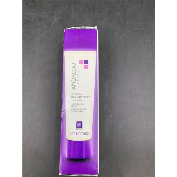 Andalou Naturals Age Defying Face Lotion with SPF 18