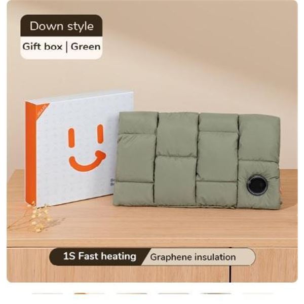 JISULIFE Hand Warmers Rechargeable Heating Pad / Hand Muff with Charge Cord & Battery