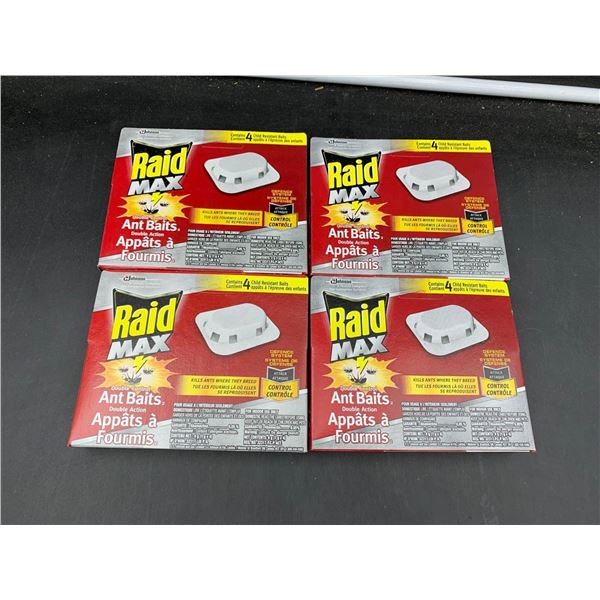 Raid Max Ant Baits (4 x 4)