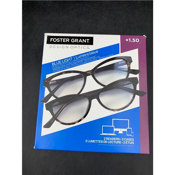 Foster Grant Blue Light Readers (1.50) 2prs