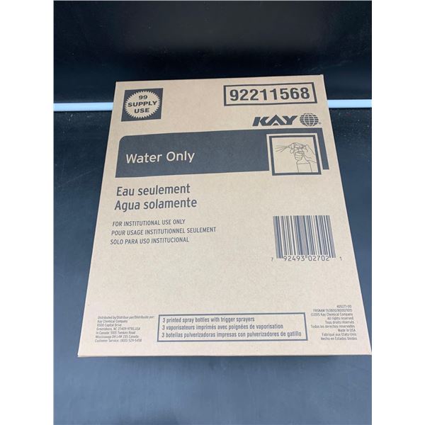 Kay Water Only-Printed Spray Bottles with Trigger Sprayers