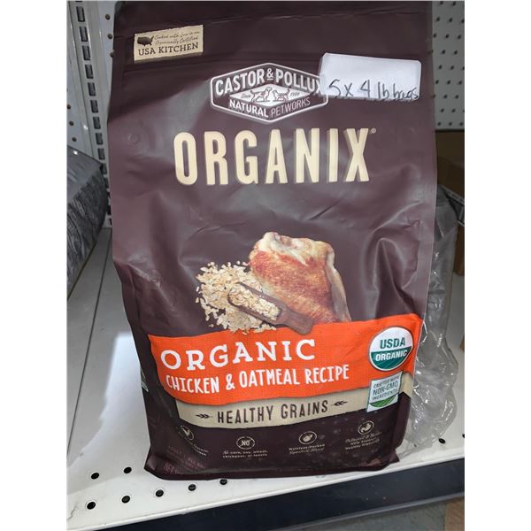 5 x 4lbs Organix Organic Healthy Grains Adult Dog Food