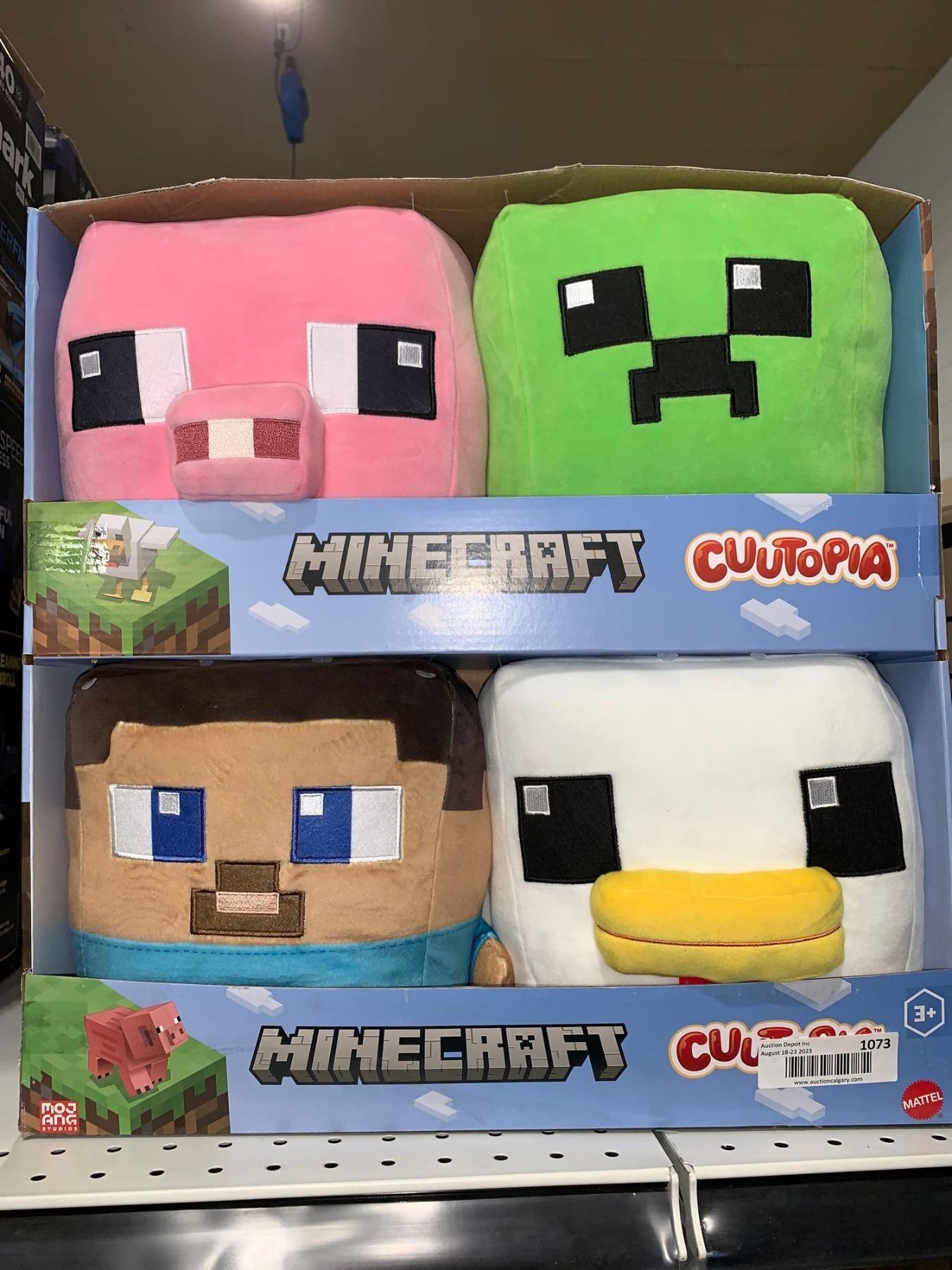 Minecraft Cuutopia 10” - 4 Pack Plush Assortment