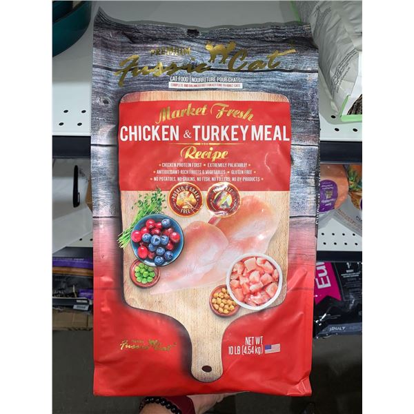 Fussie Cat Market Fresh Chicken & Turkey Cat Food 10lbs