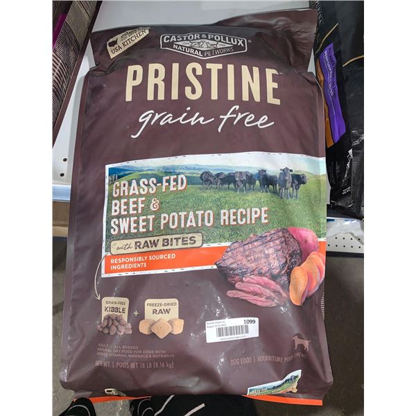 Castor & Pollux Pristine Grain Free Dog Kibble 18lb (8.16kg)