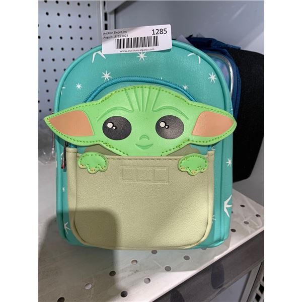 Leather Baby Yoda Mini Backpack