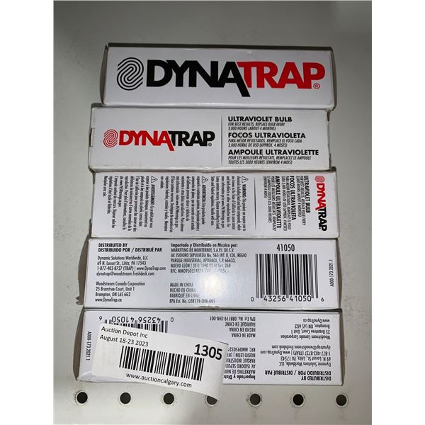 Dyna trap Mosquito Trap/ Killer Lot of 5 replacement bulbs