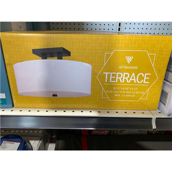 Terrace Flushmount Ceiling Fixture with Shade