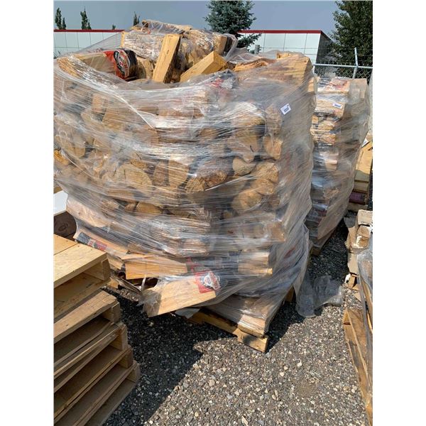 Pallet Lot of Split Firewood