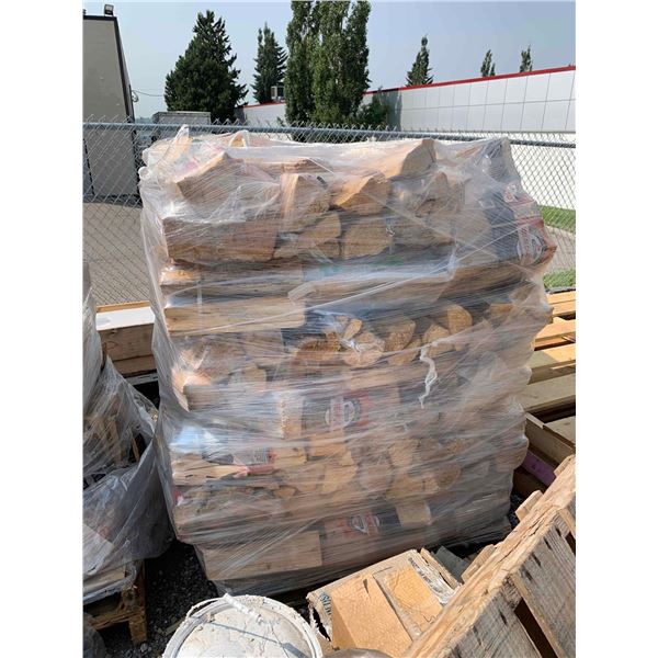 Pallet Lot of Split Firewood