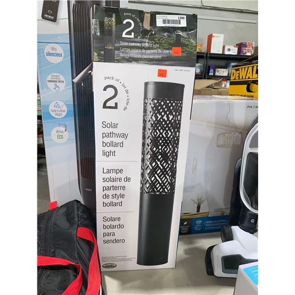 Set of 2 Solar Pathway Bollards