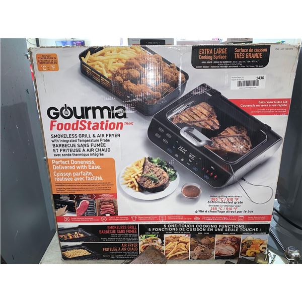 Gourmia FoodStation Smokeless Grill & Air Fryer