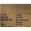 Image 2 : Round Bread Basket Case of 12