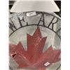 Image 2 : Koopers We Are Canadian Metal Sign- Yard Art