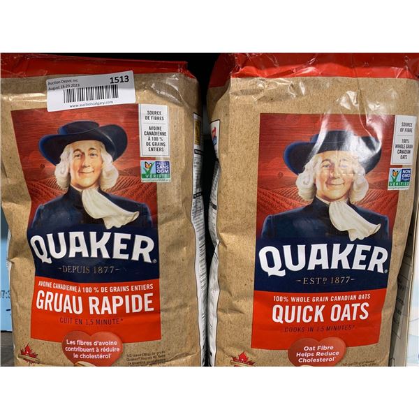 Quaker Quick Oats 2x2.25Kg
