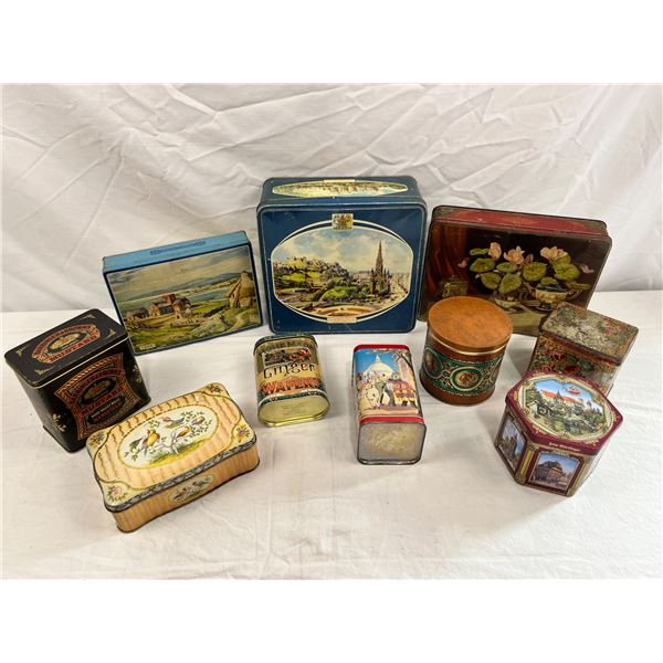 Vintage Tins Lot