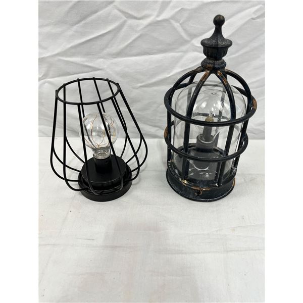 Cage Table Lamps