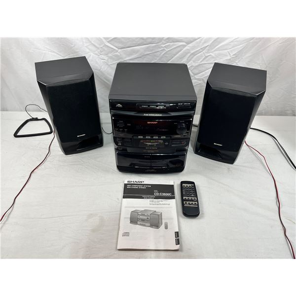 Sharp Mini Component System - Sunrise Estate Services Ltd