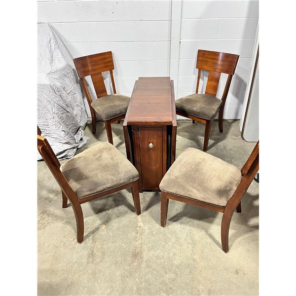 Drop-Leaf Table and Chairs
