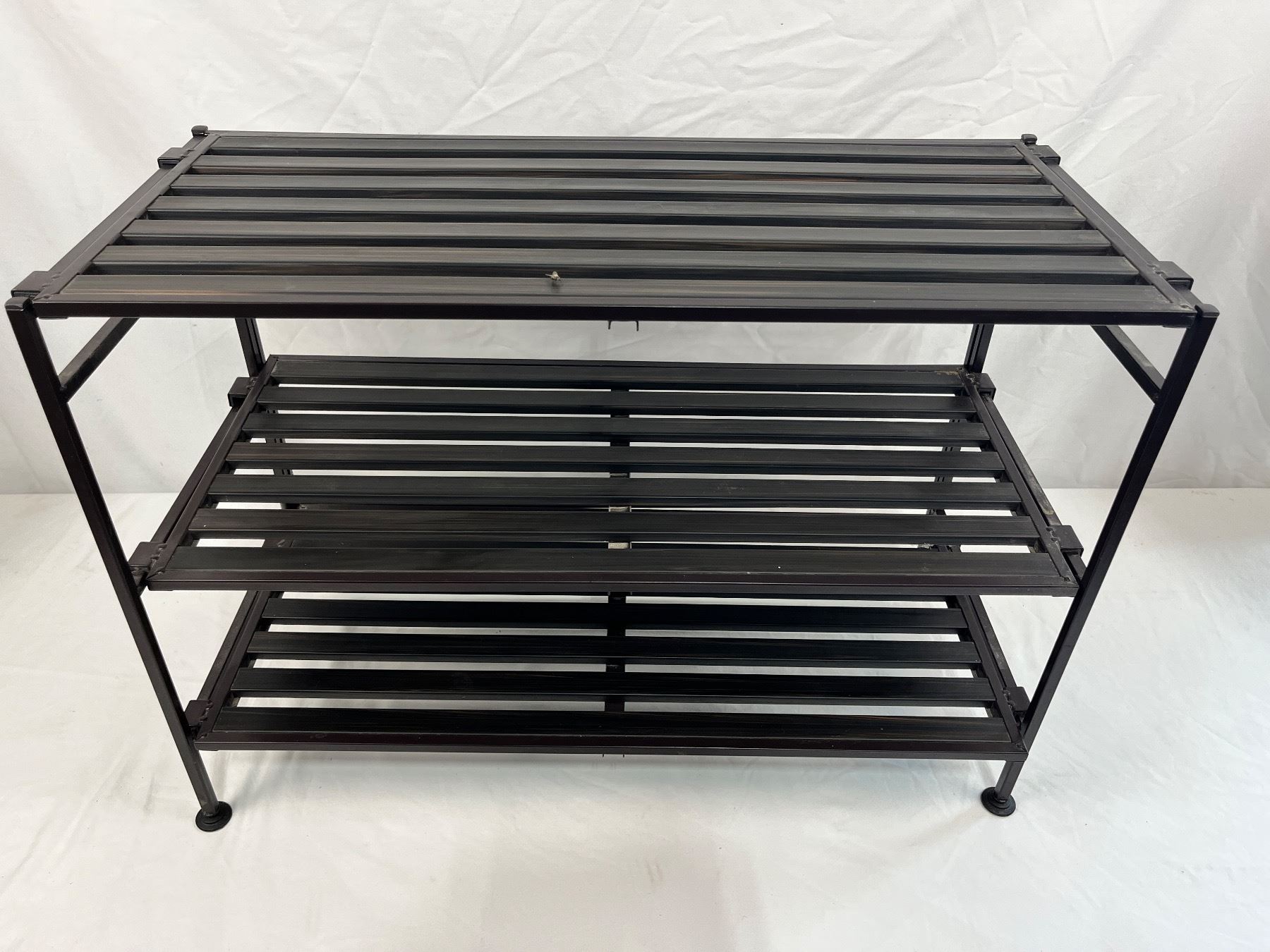 Foldable She Rack Folding Shoe Rack - Sunrise Estate Services Ltd