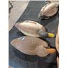 Image 2 : NINE FLOATING MALLARD DECOYS - FOUR DRAKES AND FIVE HENS IN A BAG