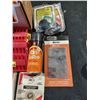 Image 4 : BOX OF MISC. DRY-LUBE, SCOPE LENS COVERS, LEE .223 CASE TRIMMER