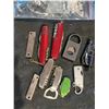 Image 2 : 10 ASSORTED POCKET KNIVES AND TOOLS