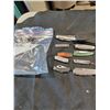 Image 1 : 9 ASSORTED POCKET KNIVES AND TOOLS