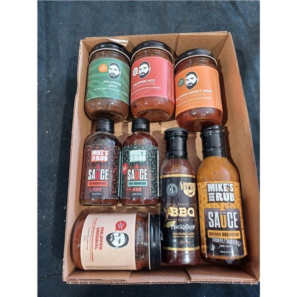 NEW STOCK ASSORTED BBQ SAUCES QTY 8