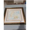 Image 1 : ARCTIC TREASURE POLAR BEAR PRINT - FRAMED AND SIGNED BY GLENN LOATT