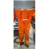 Image 1 : SIZE 46 (LARGE) ORANGE COVERALLS