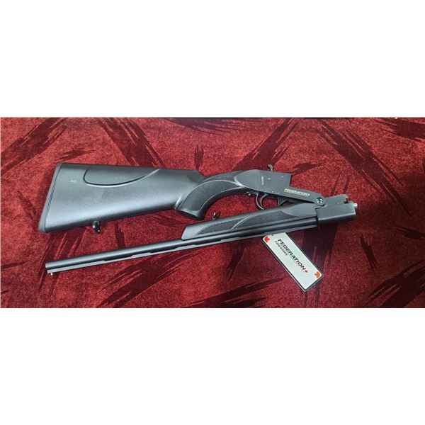 FEDERATION FIREAMRS MODEL SB410 SINGLE BARREL .410 SHOTGUN WITH A 20" BARREL NEW IN BOX