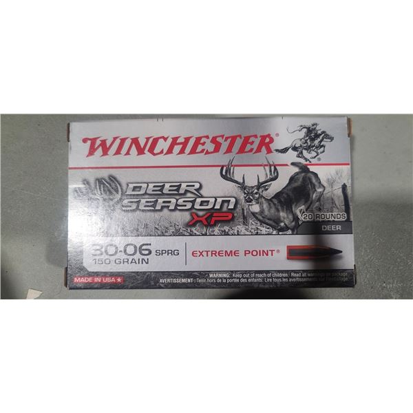 WINCHESTEER 30-06 SPRG 150 GR DEER SEAON EXTREME POINT