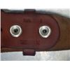 Image 7 : XL LEATHER AMMO BELT C/W CLIP AND KNIFE POUCH