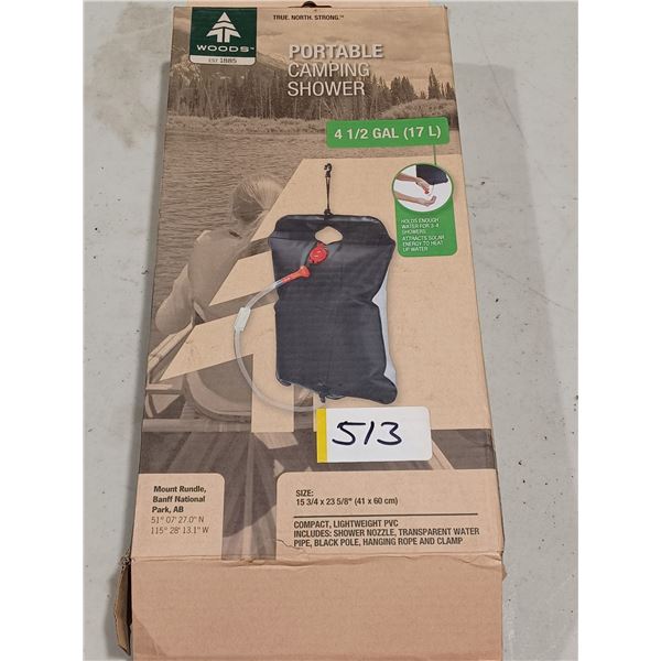 COMPACT PORTABLE CAMPING SHOWER