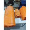Image 1 : THREE ASSORTED ORANGE TARPS
