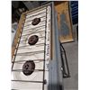 Image 2 : LARGE PROPANE THREE BURNER CAMP STOVE COMES WITH LEGS AND A CARRYING CASE\