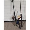 Image 4 : THREE LITE FISHING RODS - COMES WITH REELS - ONE IS COLLAPSABLE