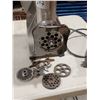 Image 3 : OMAS TL12 MEAT GRINDER COMES WITH 4 EXTRA BLADES AND THREE PLATES - MADE IN ITALY - WORKS