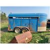 Image 1 : 1990 BERGEN TWO STALL STOCK TRAILER VIN:2B9SE53B1LD02512