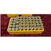 Image 1 : QTY 38. - .44REM MAG JACKETED HOLLOW POINT AND 22 FIRED BRASS - GR: UNKNOWN
