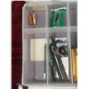 Image 5 : CONTAINER WITH ASSORTED RELOADING ACCESSORIES, BRASS AND AMMO