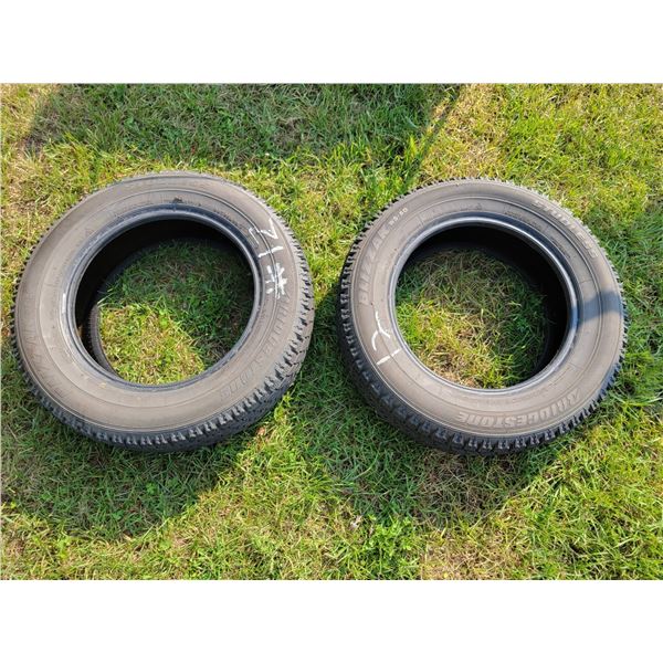 2- Blizzak Winter tires, 195/65/15, 60%