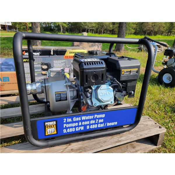2" Gas water pump, runs